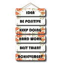 Be positive Wooden Wall Hanging
