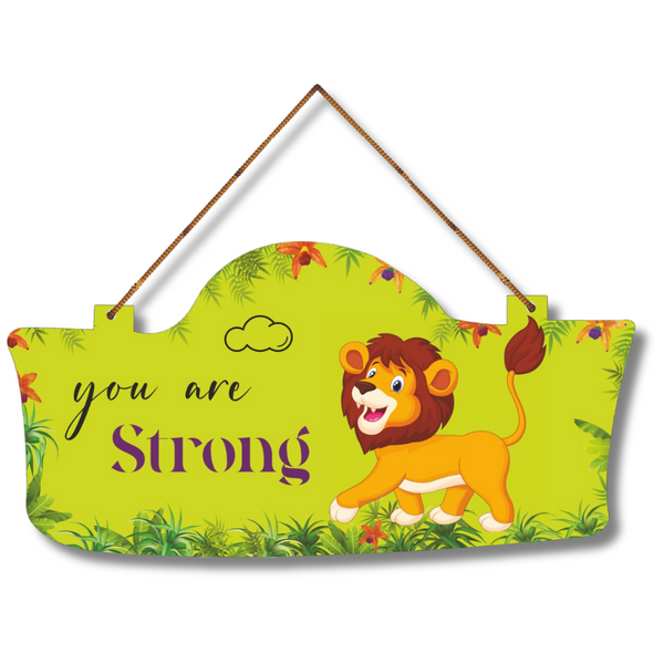 "You Are Strong" wall hanging
