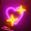 Shining Heart Neon Light Sign
