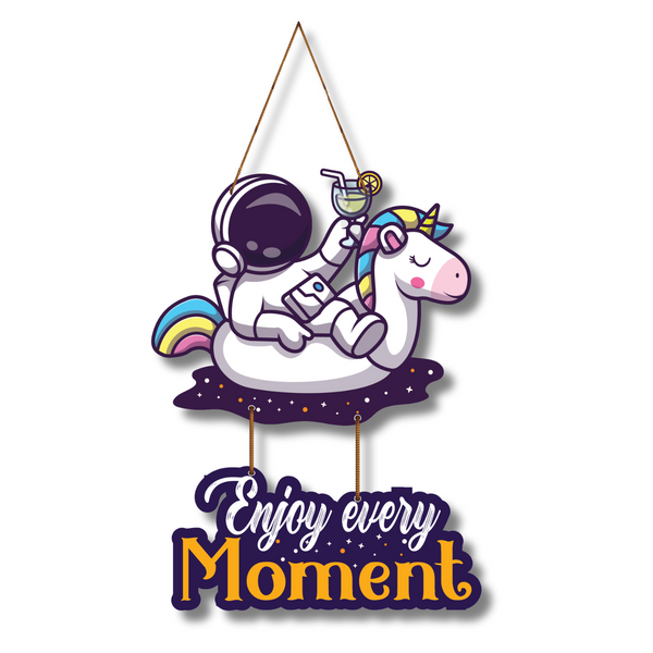 "enjoy moment" Wall Hanging