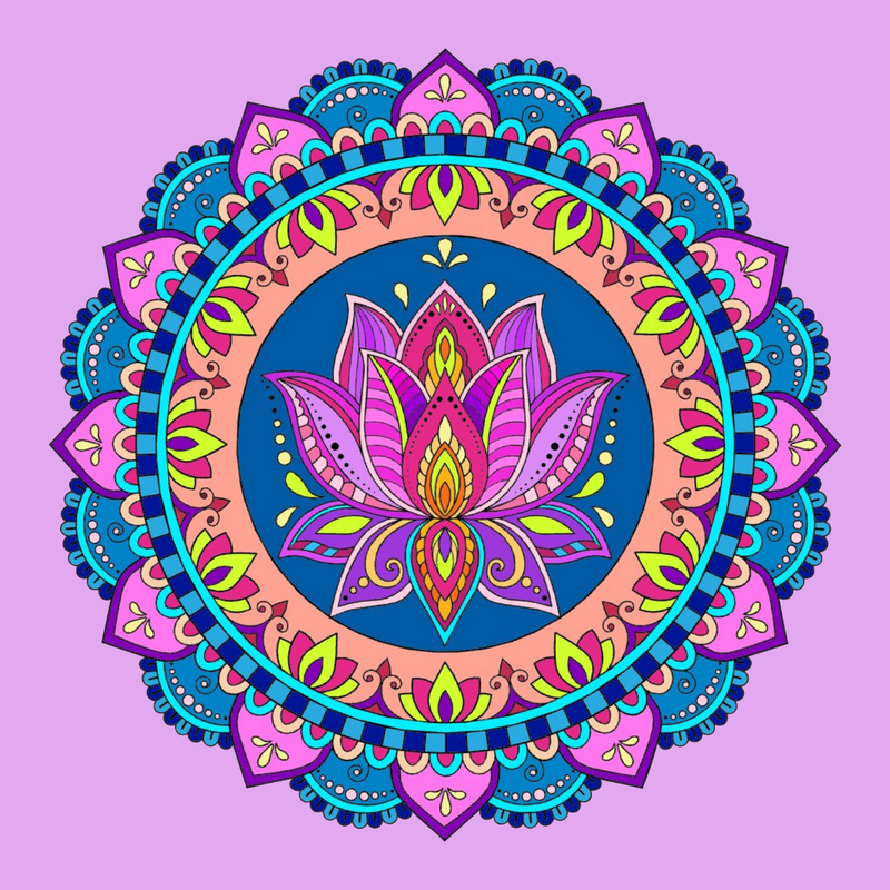 Lotus Mandala Spiritual Wall Decor