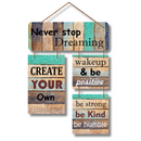 "Never Stop Dreaming" wall hanging - ICraft asia