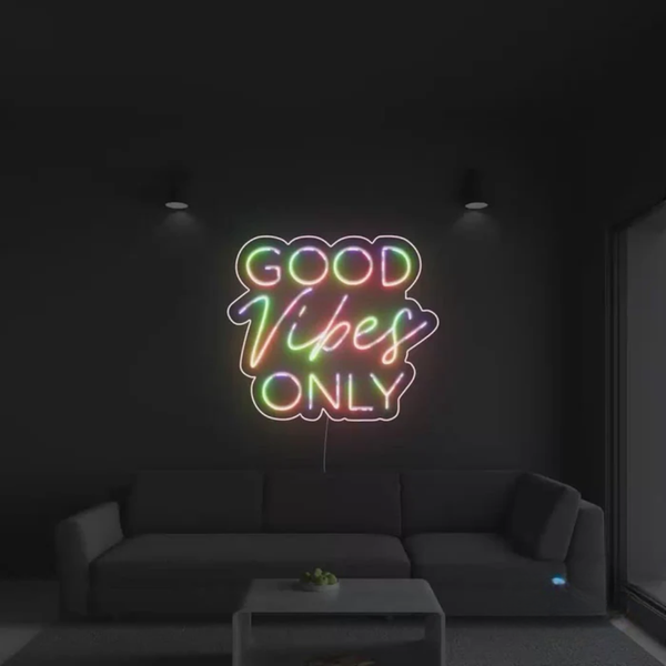 Good Vibes Only Neon Sign