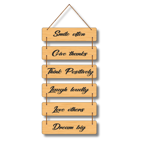 "Smile Often"  Wall Hanging