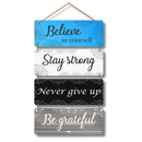 Believe In Yourself Wooden Wall Hanging