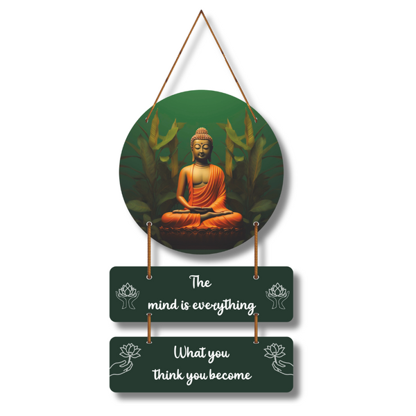 The Mind is Everything – Buddha Wall Hanging