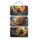 Ganesha Wooden Wal Hanging