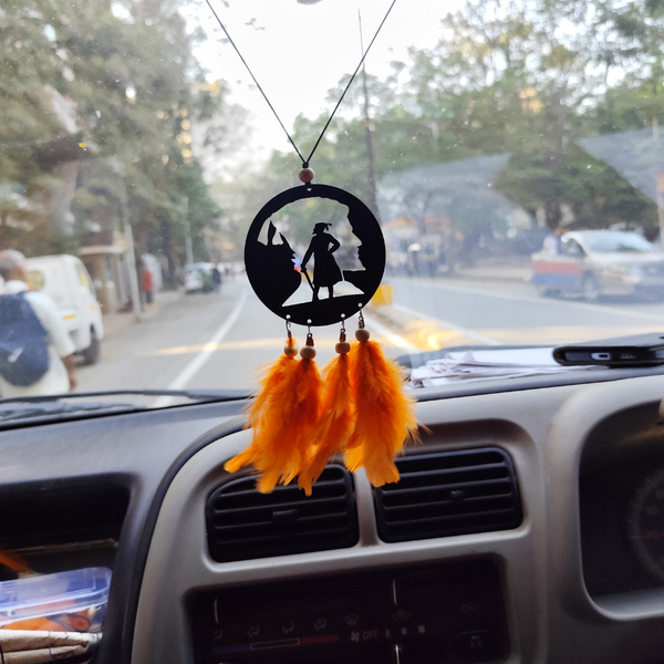 Chhatrapati Shivaji Maharaj Acrylic Car Hanging
