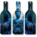 Tranquil Blue Buddha Wall Hanging