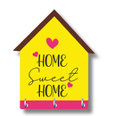 Bright Yellow Home Sweet Home Key Hanger - ICraft asia