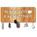 Made for Each Other Wooden Key Holder