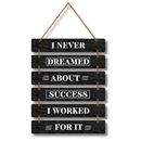 Dream. Work. Achieve Wall Hanging
