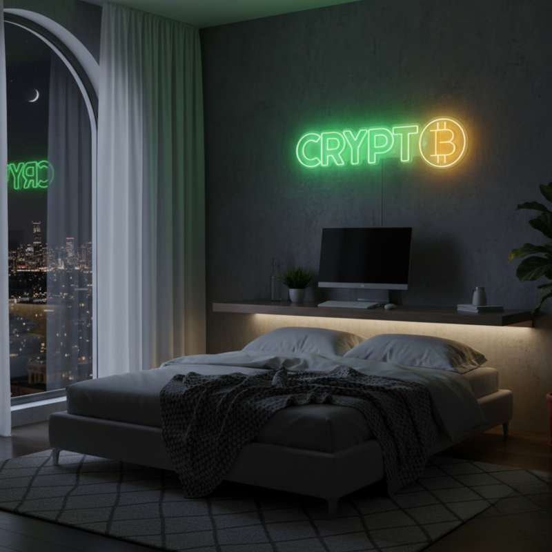 Crypto Neon Sign