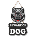 Beware of Dog Wooden Hanging Sign
