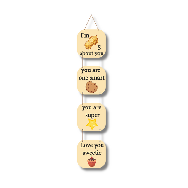 "Sweet Words, Sweeter Love" Wall Hanging