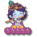 Baby Krishna Wooden Key Holder - ICraft asia