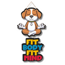 Fit Body, Fit Mind Wall Hanging