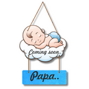 Coming Soon Baby Wooden Wall Hanging