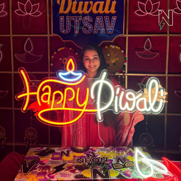 Happy Diwali 🪔 Neon Sign