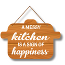 Rustic Kitchen & Life Quotes Wall Hanging