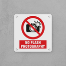 No Flash Photography Sign