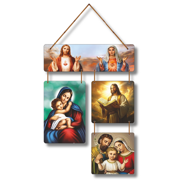 "Jesus Woodon Door" Wall Hanging