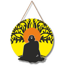 Eternal Light of Swami Samarth – Abstract Spiritual Wall Hanging - ICraft asia