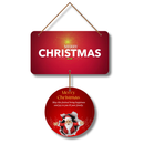 Merry Christmas Wooden Wall Hanging