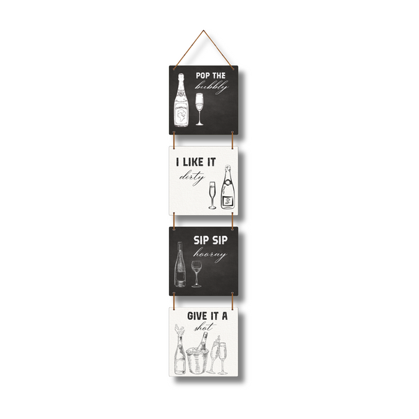 "pop the bubbly" Wall Hanging