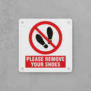 Remove Your Shoes Sign