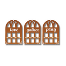 "Love Gather Pray"  Wall Hanging - ICraft asia