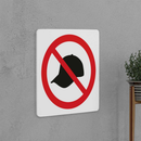 Remove Your Cap Sign