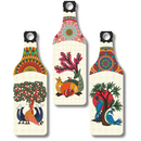 Folk Art Inspired Decorative Wooden Chopping Board Set