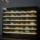 Premium Led Cross Display For Hotwheels, Mini GT, Match box ( 42 car storage )