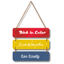 Bold & Colorful Motivation Wall Hanging