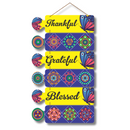 "Thankful" wooden designer wall hanging - ICraft asia