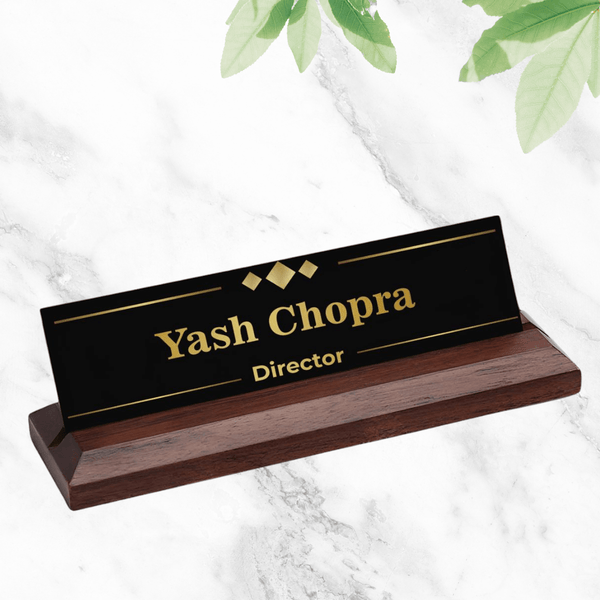 Office Desk Name Plate - Royale