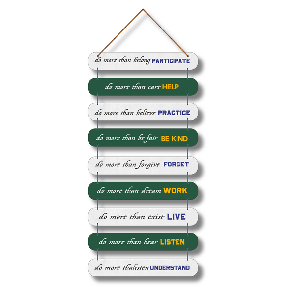 Live with Intention Wall Hanging