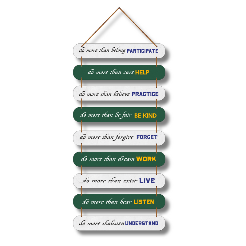 Live with Intention Wall Hanging