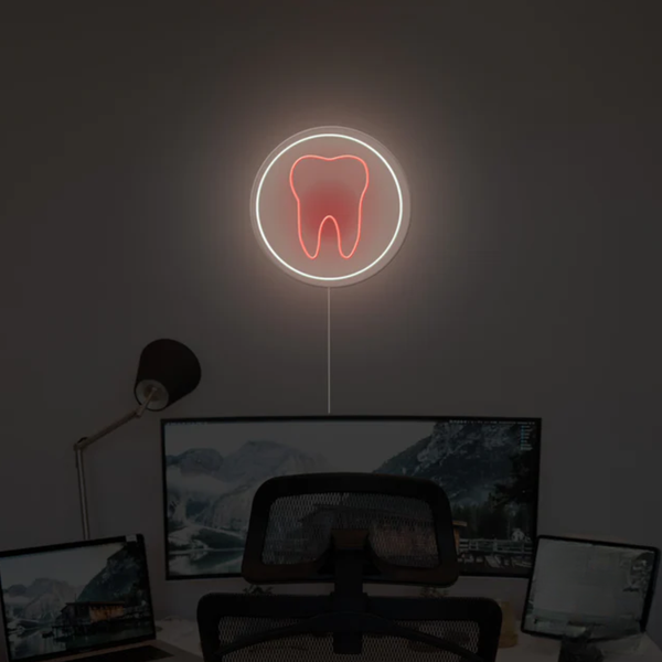 Tooth Neon Sign