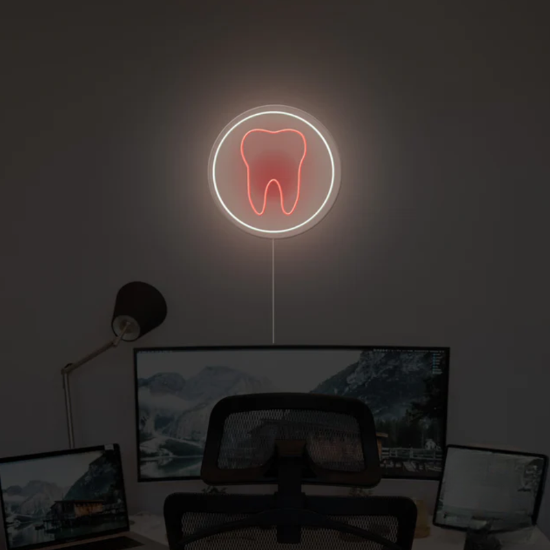 Tooth Neon Sign