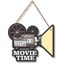 Retro Cinema Wall Hanging