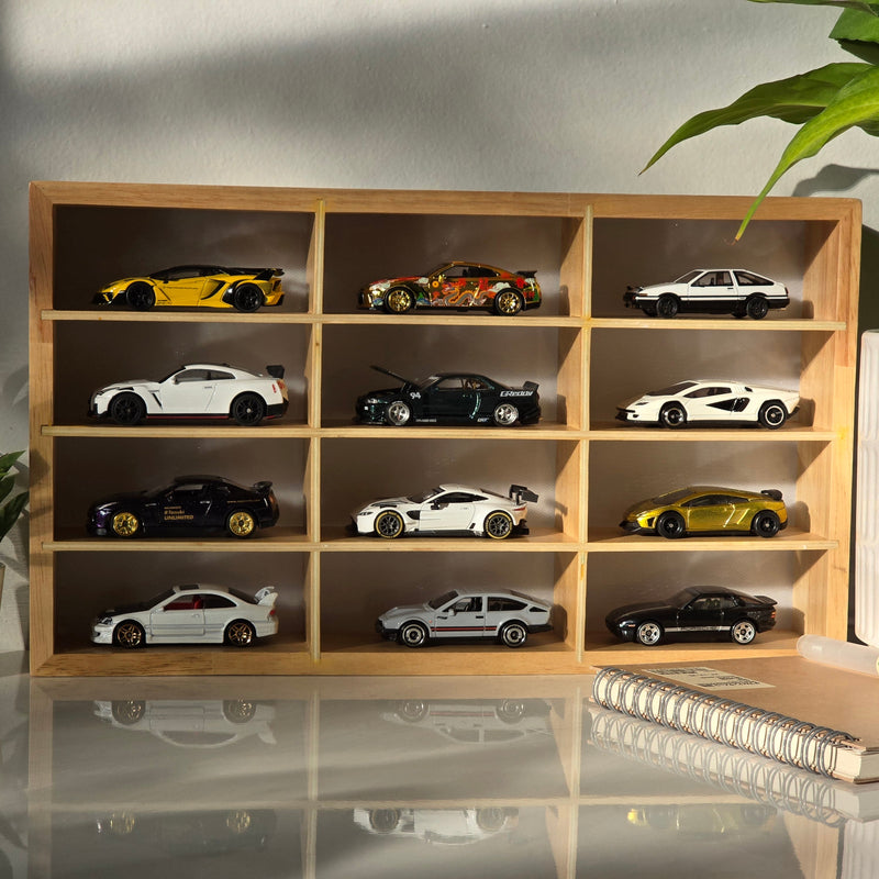 Exclusive Drop Wooden LED  Hot Wheels Organizer Don't Miss Out