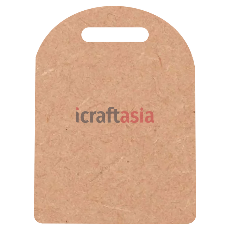 MDF Rectangular Base with Rounded Top & Horizontal Slot