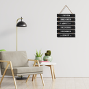 Dream. Work. Achieve Wall Hanging