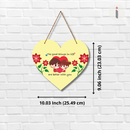 Heart Shape Love Wooden Wall Hanging