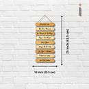 "Put got first keep your promises" Wall Hanging - ICraft asia