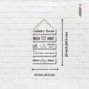 "Laundry Room Wisdom" Wall Hanging - ICraft asia