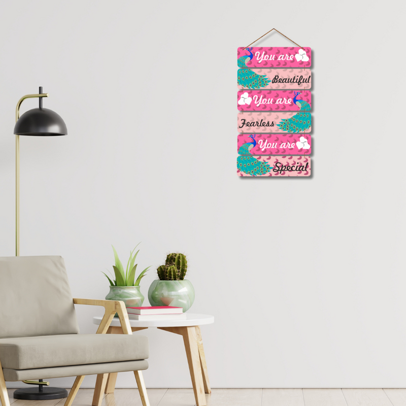 "You Are Beautiful" wall hanging