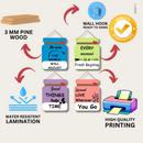 "Be You, Every Good, Spread" Wall Hanging - ICraft asia